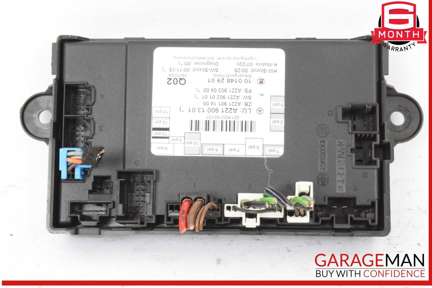 07-13 Mercedes W221 S400 Hybrid Rear Right or Left Side Door Control Module Unit