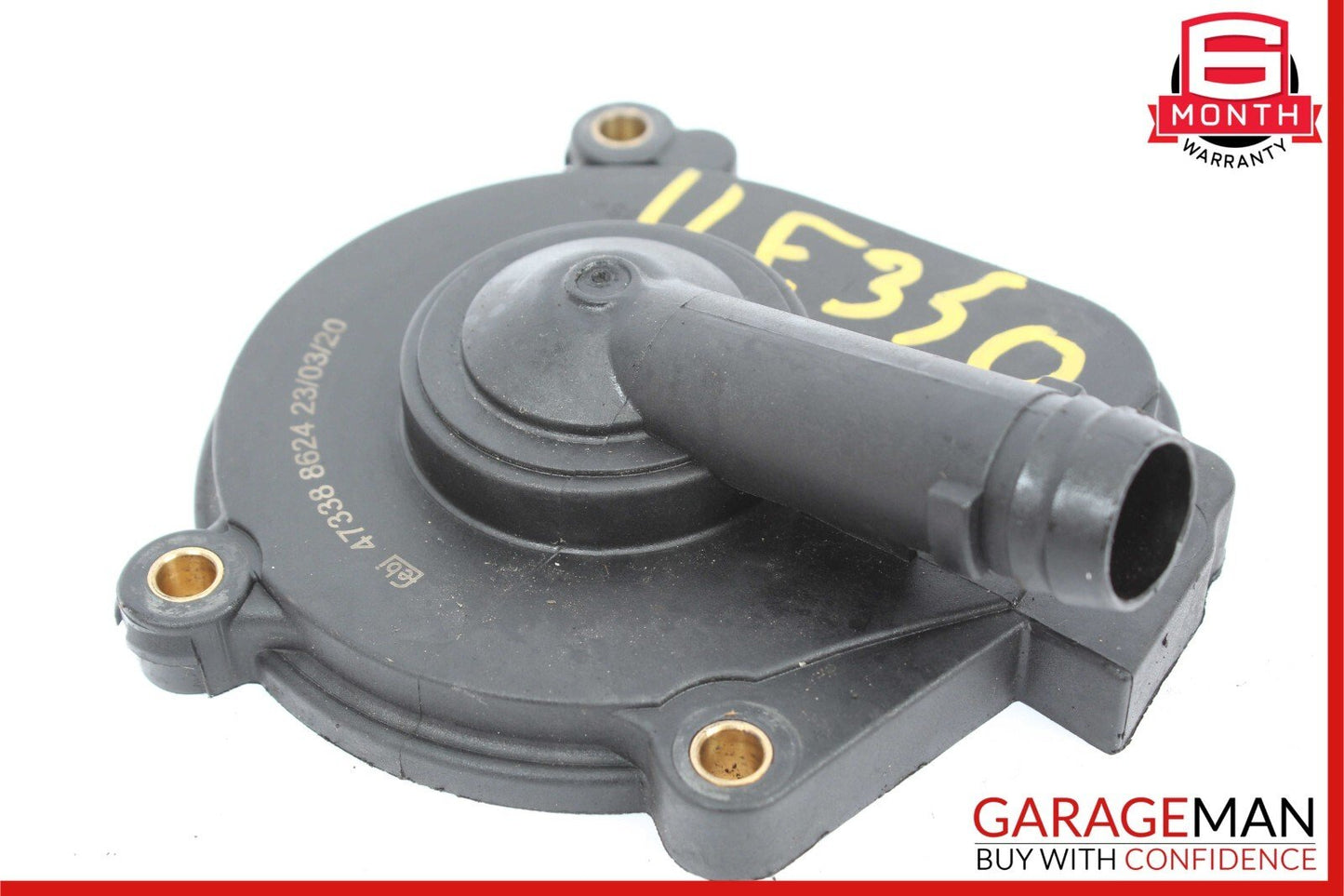 05-14 MercedesW212 E350 Engine PCV Crankcase Vent Valve Oil Separator OEM