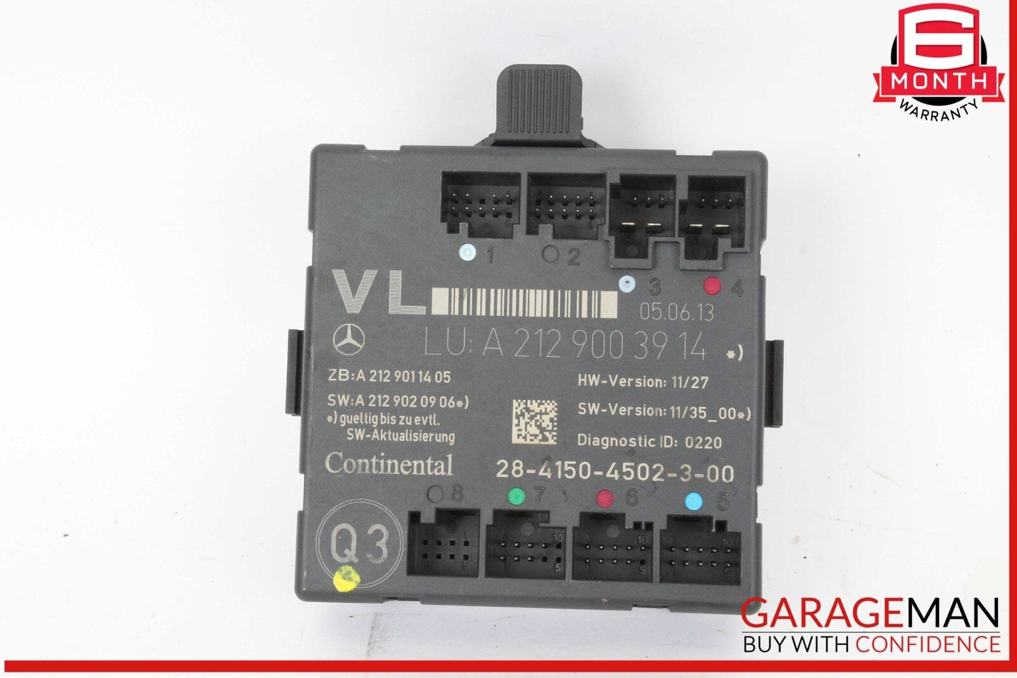 08-14 Mercedes W204 C250 C350 Front Left Side Door Control Module 2129003914 OEM
