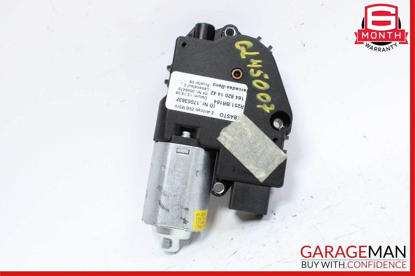 06-12 Mercedes GL450 GL550 ML350 R320 Pano Panoramic Sunroof Sun Roof Motor Unit