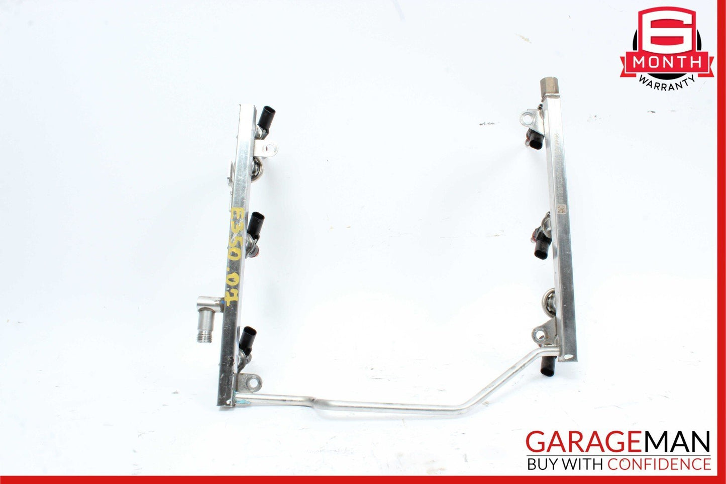 05-12 Mercedes W211 E350 C350 R350 Fuel Injector Rail w/ Fuel Injectors OEM