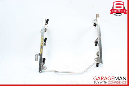 05-12 Mercedes W211 E350 C350 R350 Fuel Injector Rail w/ Fuel Injectors OEM
