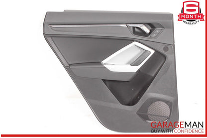 19-24 Audi Q3 Rear Left Driver Side Interior Door Panel Trim Cover OEM