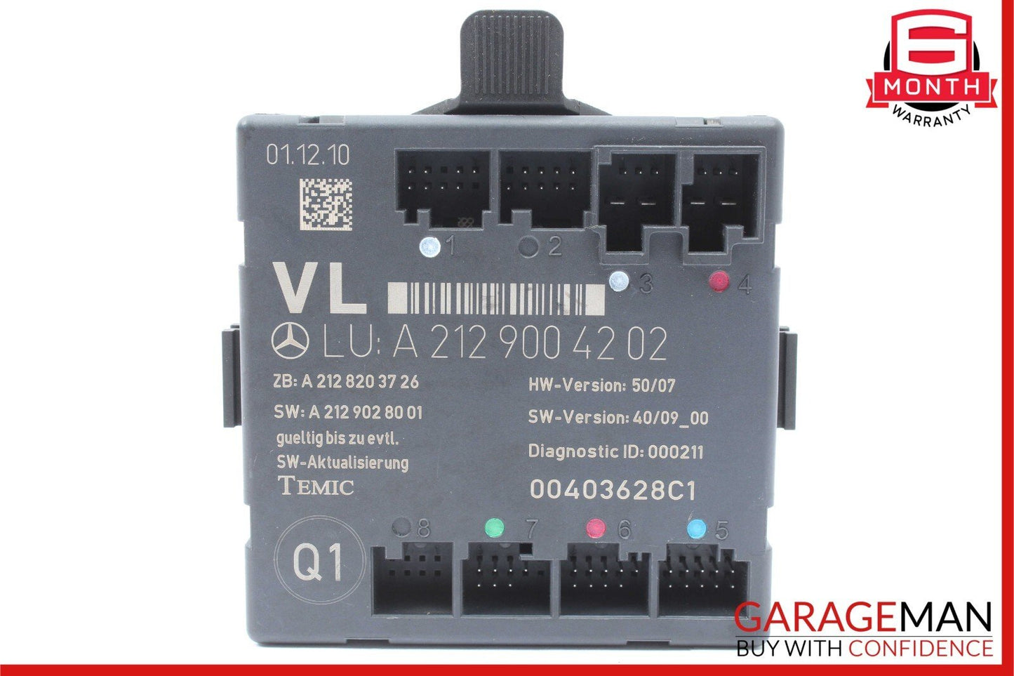 08-18 Mercedes W204 C250 SLK350 E400 Front Left Side Door Control Module OEM