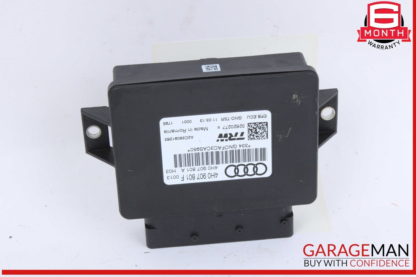 12-18 Audi A7 A6 Electronic Parking Brake Control Module Unit 4H0907801F OEM