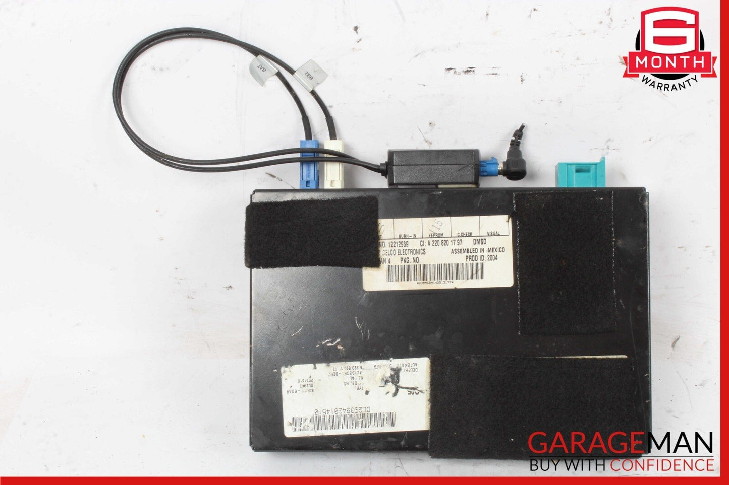 03-08 Mercedes R230 SL500 CL500 Sirius Satellite Radio Receiver 2208201797 OEM