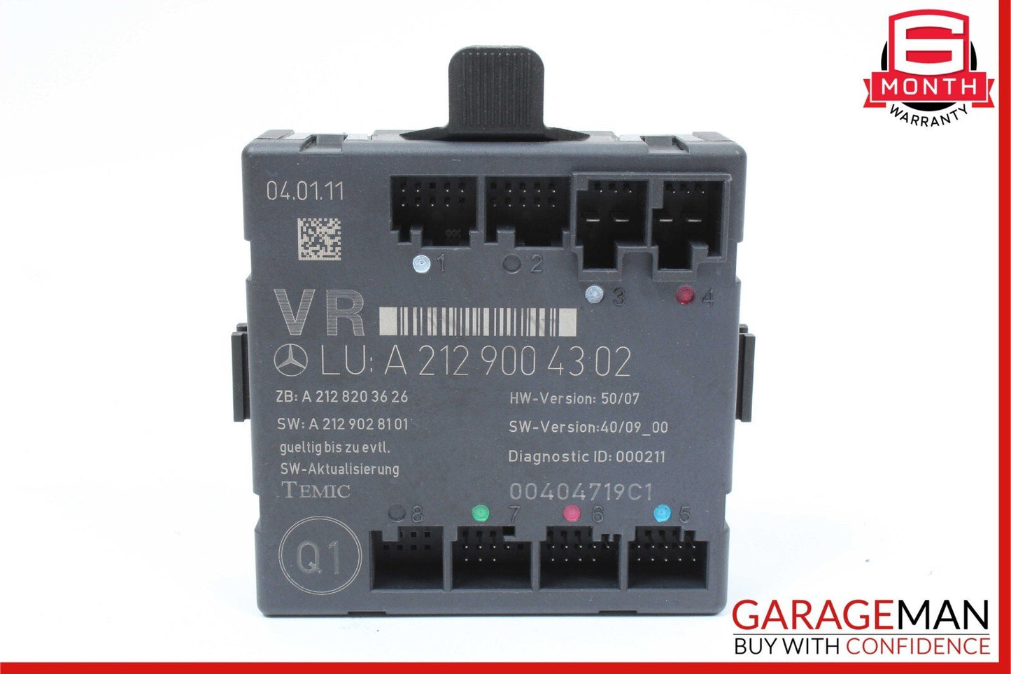 08-18 Mercedes W212 E550 C300 E400 Front Right Side Door Control Module OEM