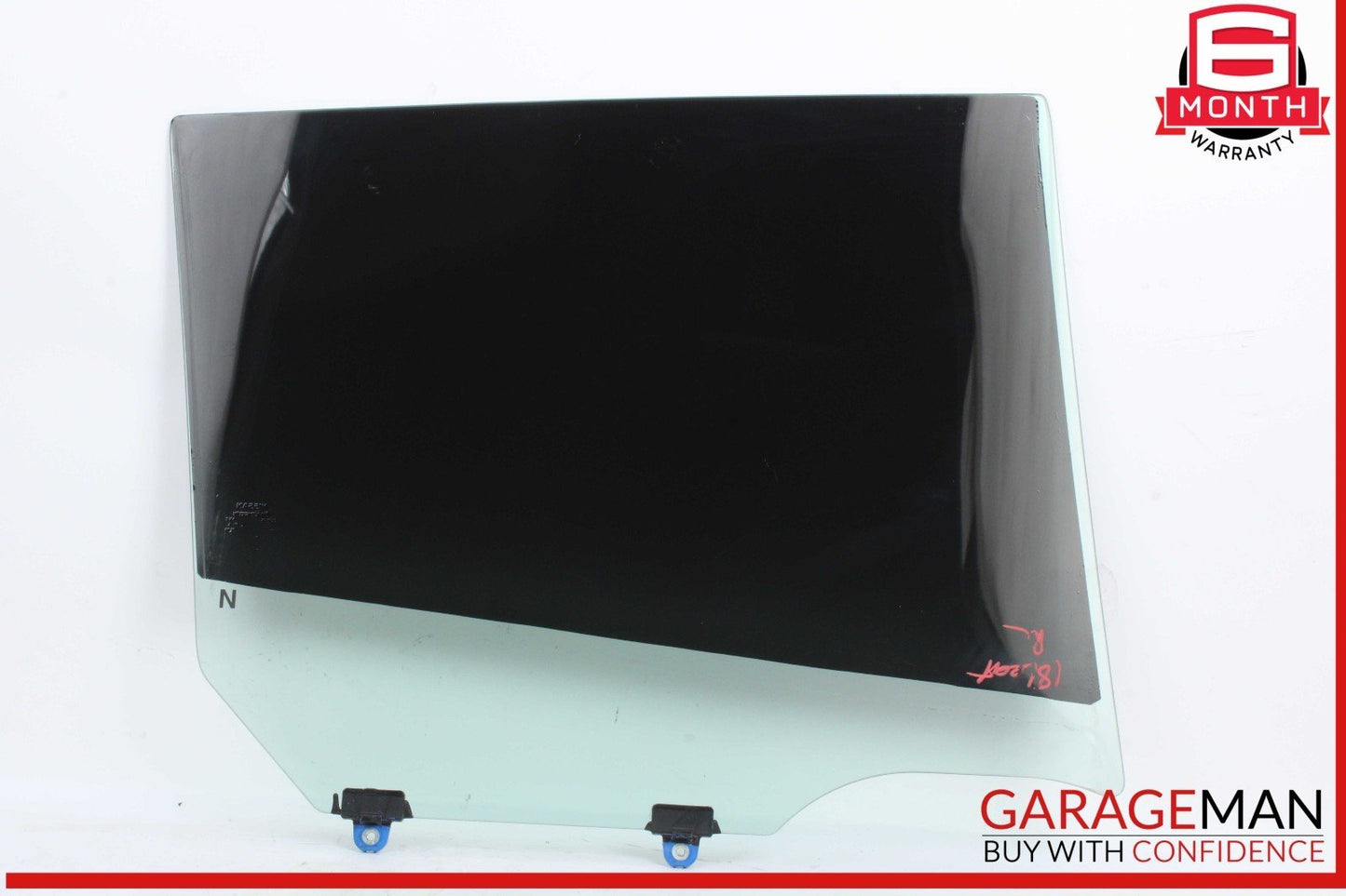 13-24 Nissan Leaf Rear Left Driver Side Door Window Glass 823013NF1A OEM