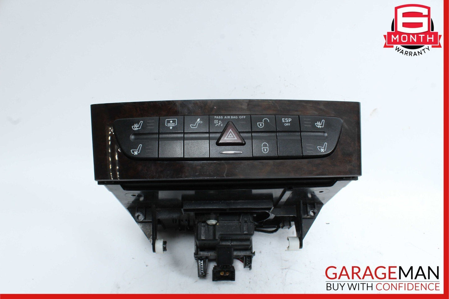 03-09 Mercedes W219 CLS550 Hazard Light Door Lock Control Switch Module Trim OEM