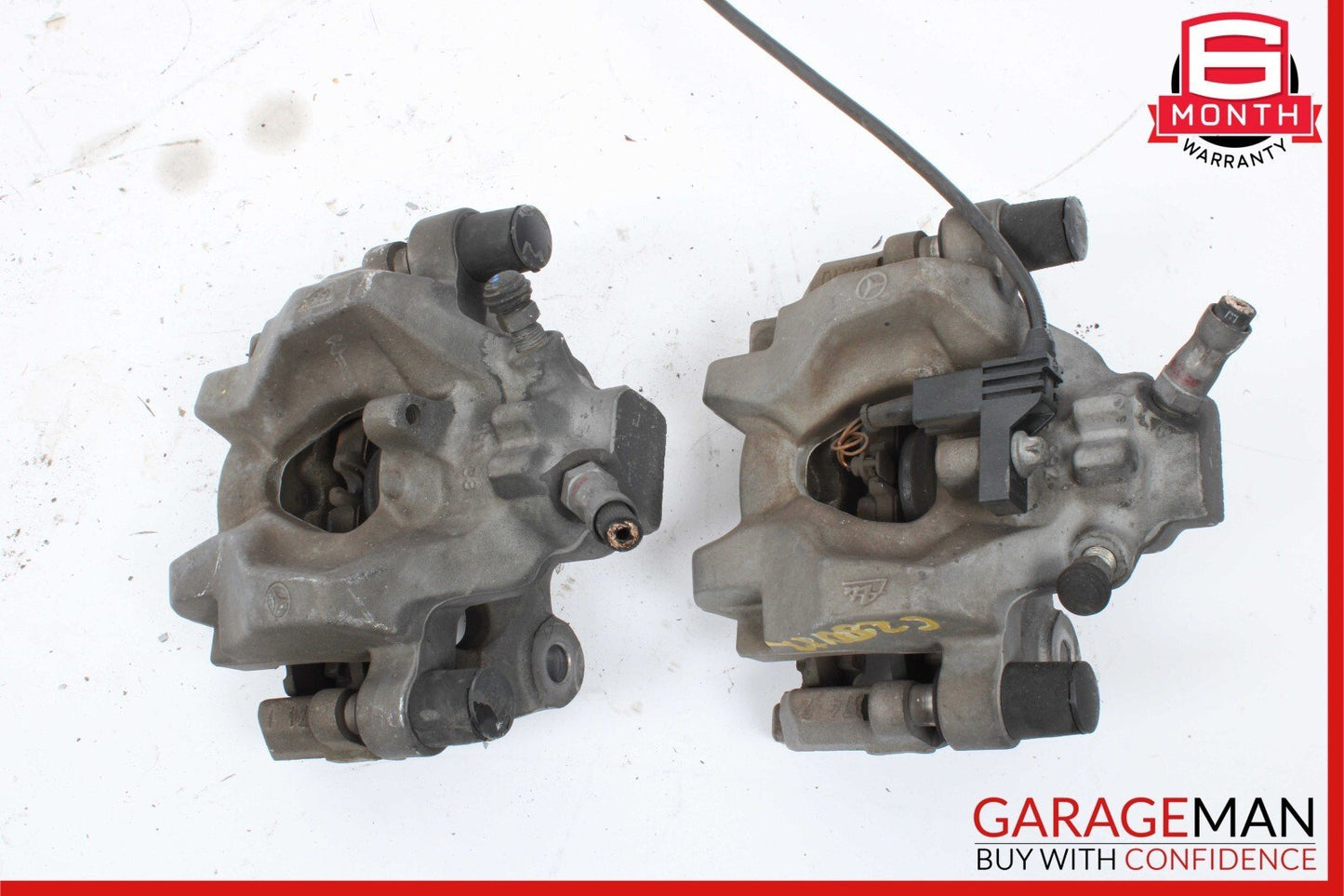 08-14 Mercedes W204 C250 C350 Rear Right And Left Brake Caliper Calipers Set OEM