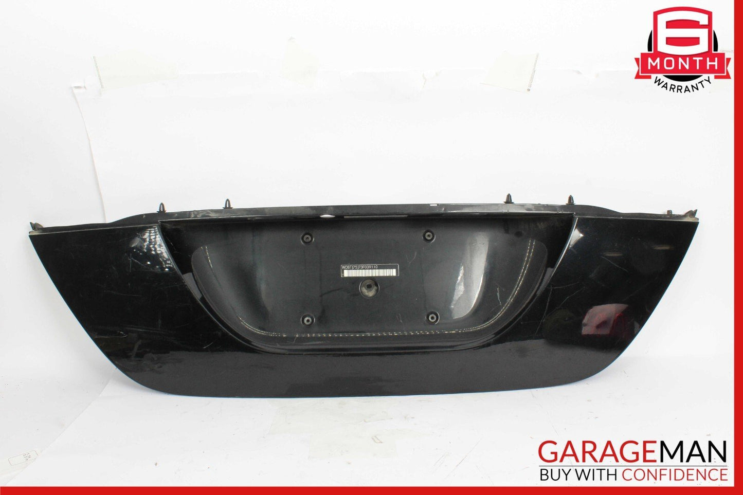 03-09 Mercedes W209 CLK500 Rear Trunk Lid License Plate Holder Black OEM