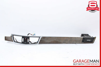 10-13 Mercedes W212 E350 E500 Dashboard Dash AC A/C Air Vent CenterÂ Trim Wood