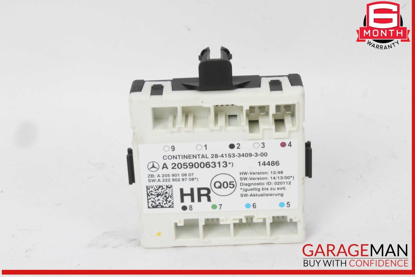 15-18 Mercedes W205 C300 Rear Right Passenger Side Door Control Module Unit OEM