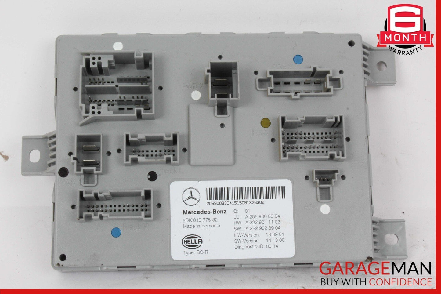 15-18 Mercedes W205 C300 C400 C350e Rear Trunk SAM Control Module Unit OEM