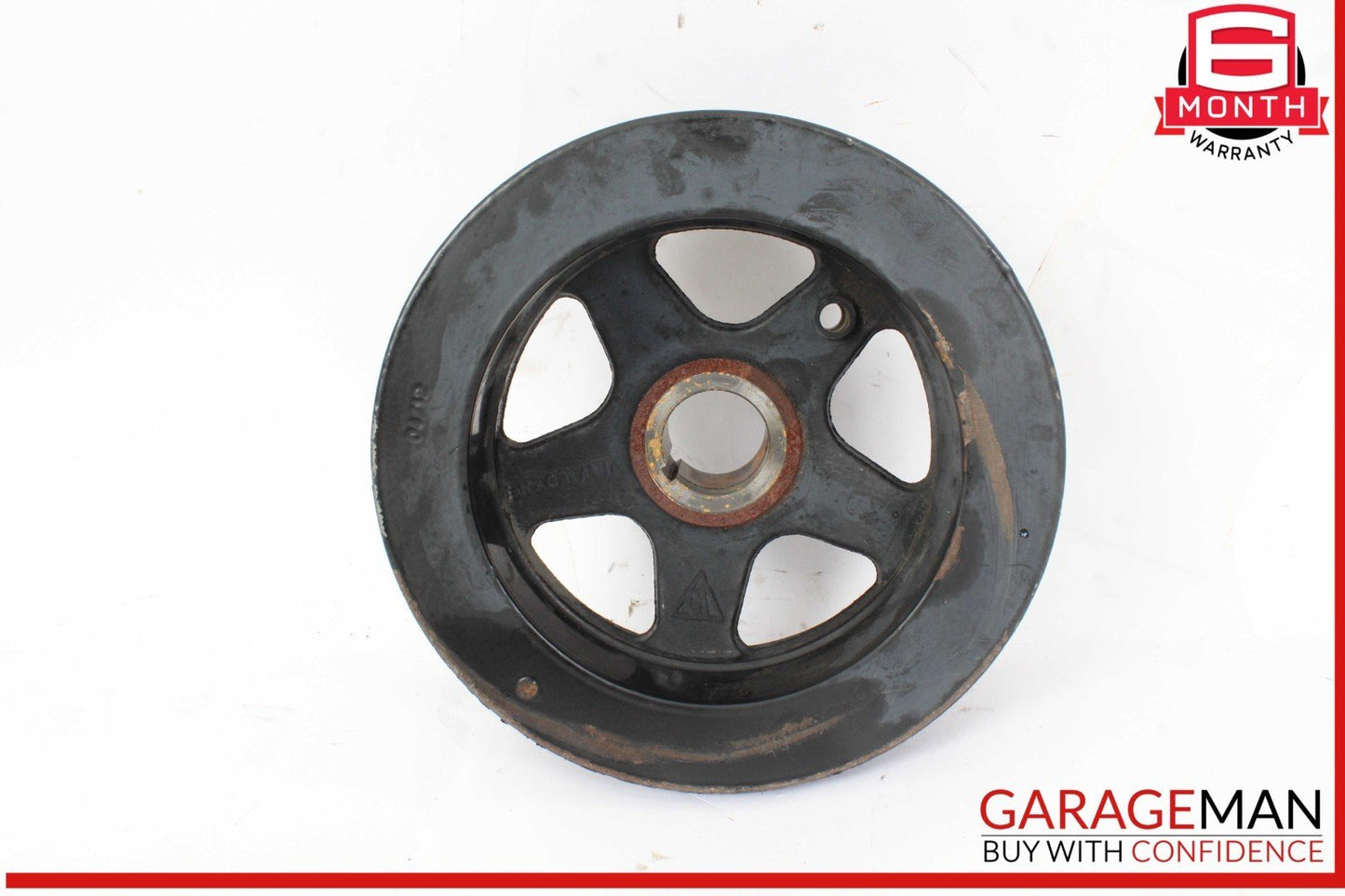 10-16 Porsche Cayenne 958 Engine Crankshaft Harmonic Balancer Crank Pulley OEM