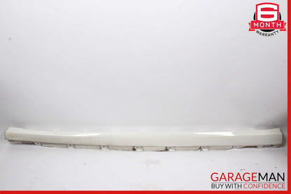 06-13 Mercedes W251 R350 Left Side Skirt Rocker Moulding Panel Alabaster White
