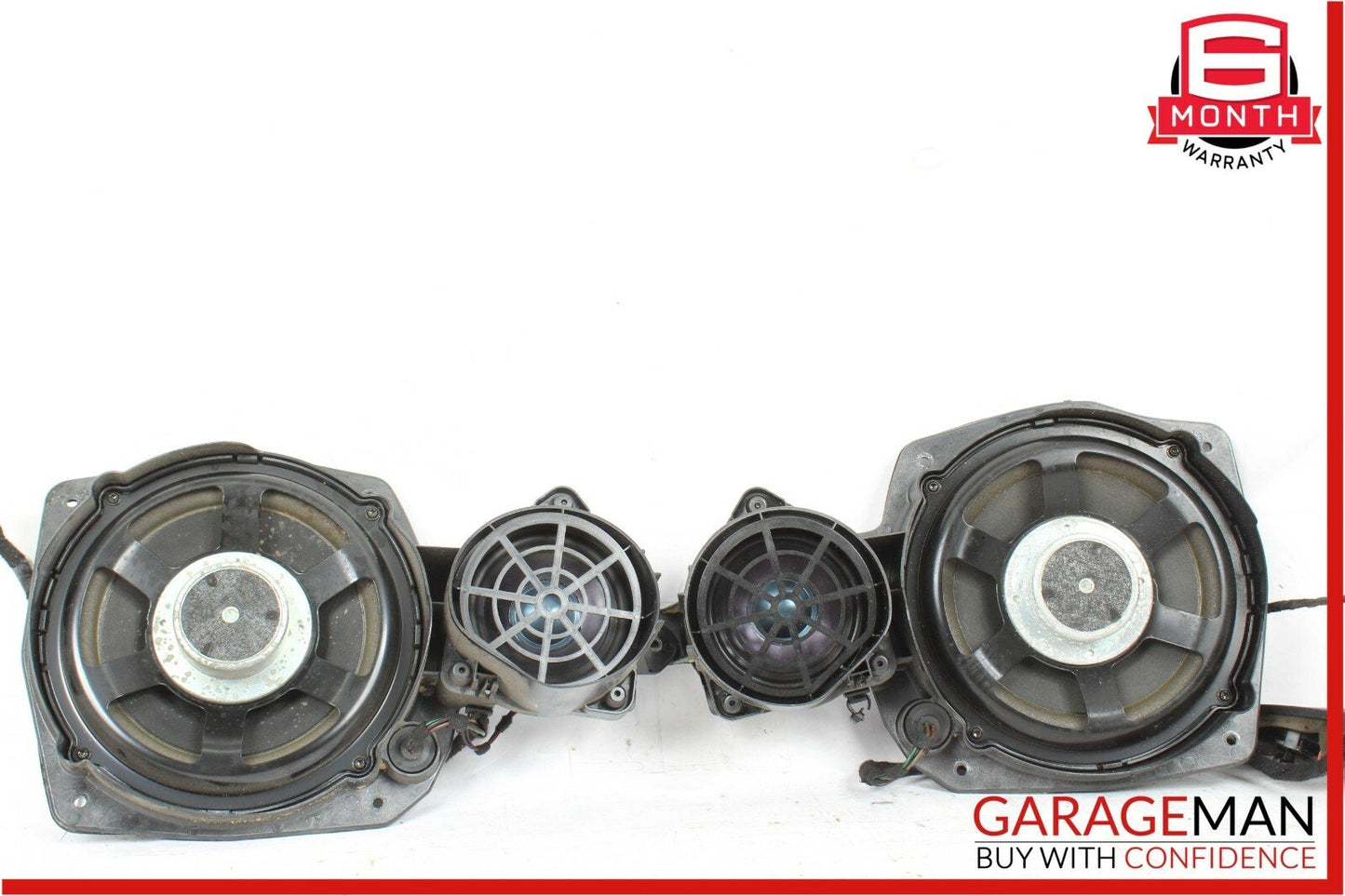 07-09 Mercedes W221 S550 Front Right & Left Side Door Sound Speaker Speakers Set