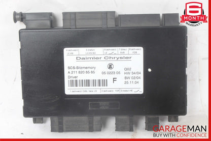 03-12 Mercedes R171 SLK350 GL350 GL550 Front Left Side Seat Control Module OEM