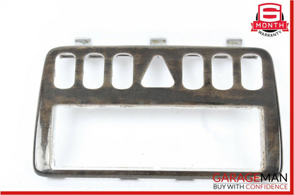 98-03 Mercedes W208 CLK320 Convertible Center Dash Panel Trim Bezel Walnut OEM