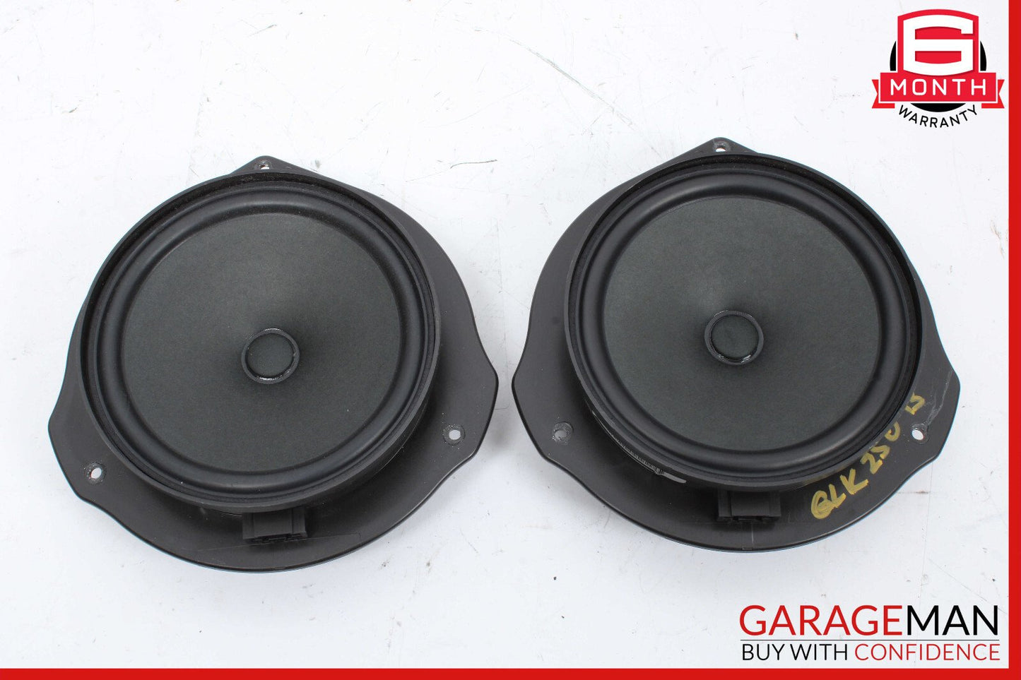 08-15 Mercedes W204 C250 C350 Front Right & Left Door Sound Speakers Set of 2