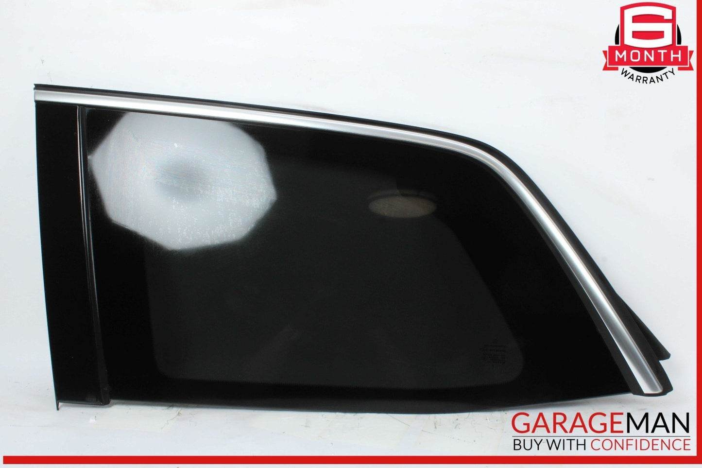 13-19 Mercedes X166 GL450 GLS550 Rear Left Side Quarter Window Glass Trim Assy