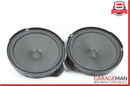 08-14 Mercedes W204 C250 C300 Rear Right & Left Side Door Sound Speakers Set OEM