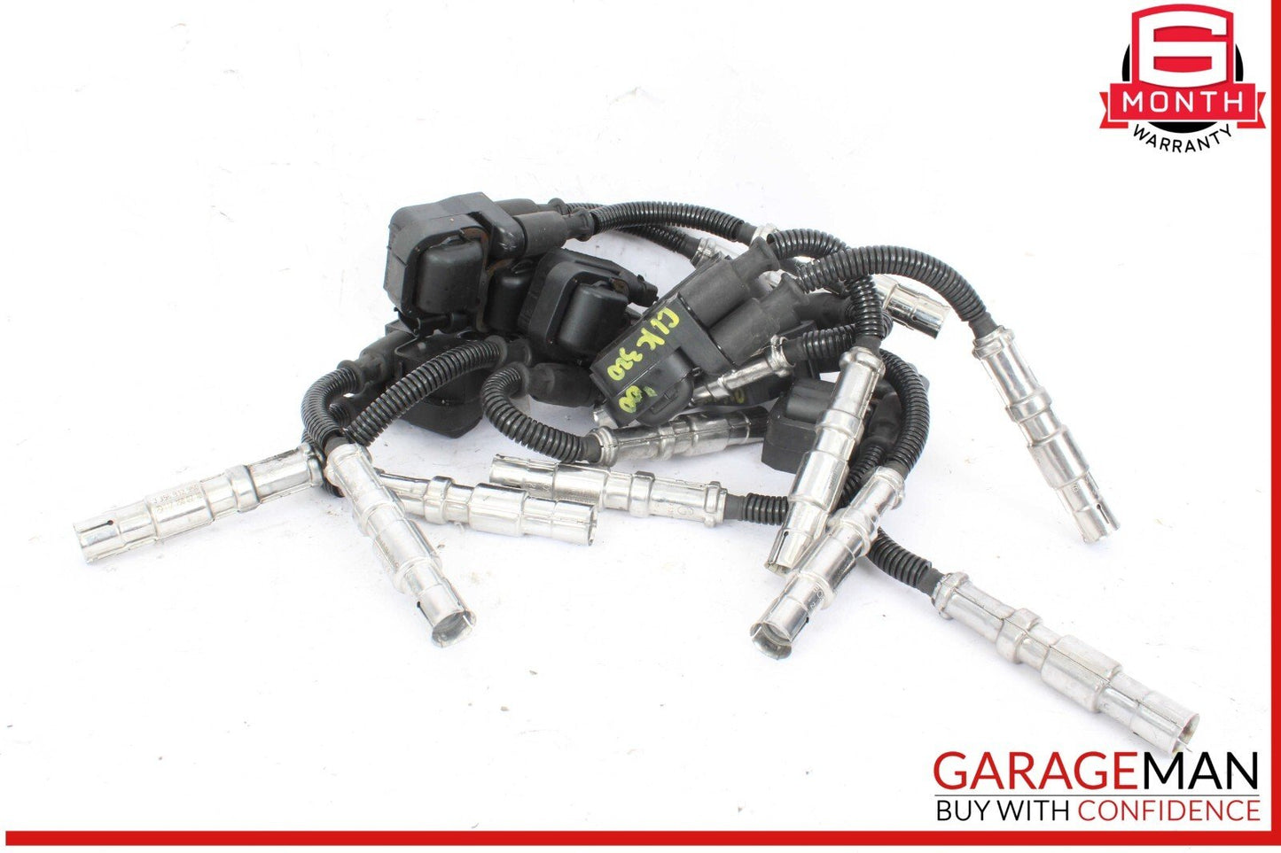 98-06 Mercedes W208 CLK320 S500 SL500 Ignition Spark Coils Set of 6 OEM