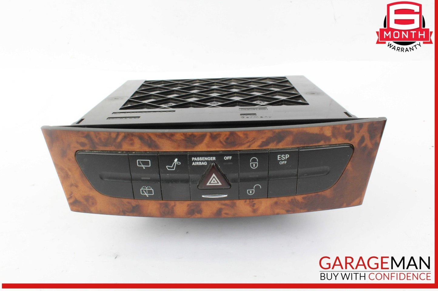 03-09 Mercedes W211 E320 4MATIC Hazard Switch Control Panel 2116800552 OEM