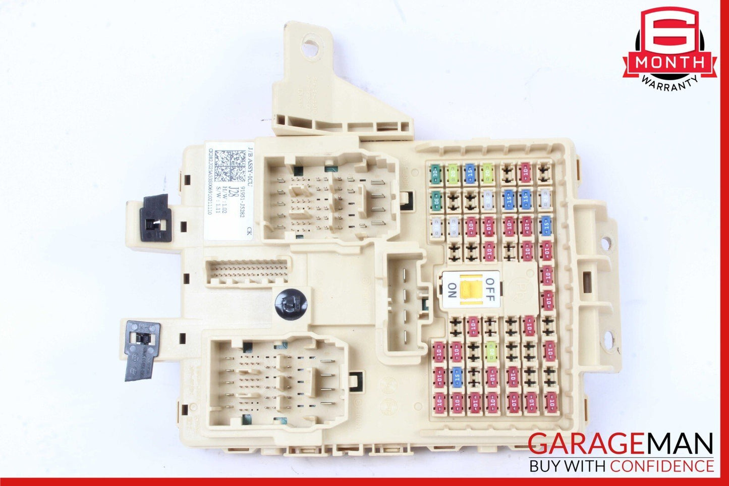 18-21 Kia Stinger Power Distribution Junction Fuse Box 91951-J5282 OEM
