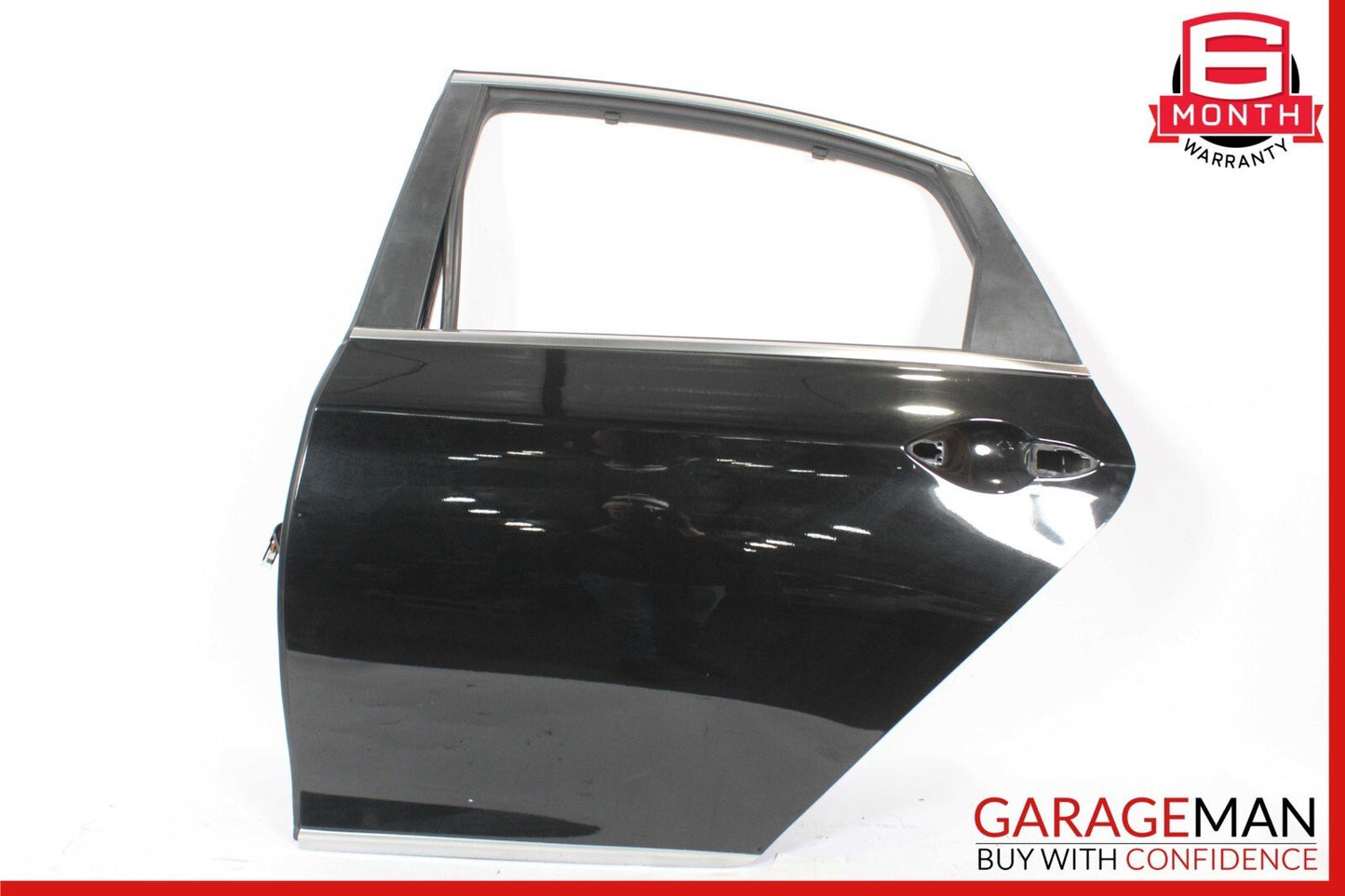 15-16 Hyundai Genesis Rear Left Driver Side Door Shell Panel Black OEM