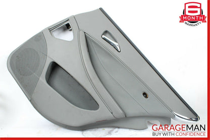 06-11 Mercedes W219 CLS500 CLS550 Complete Rear Right Interior Door Panel Grey
