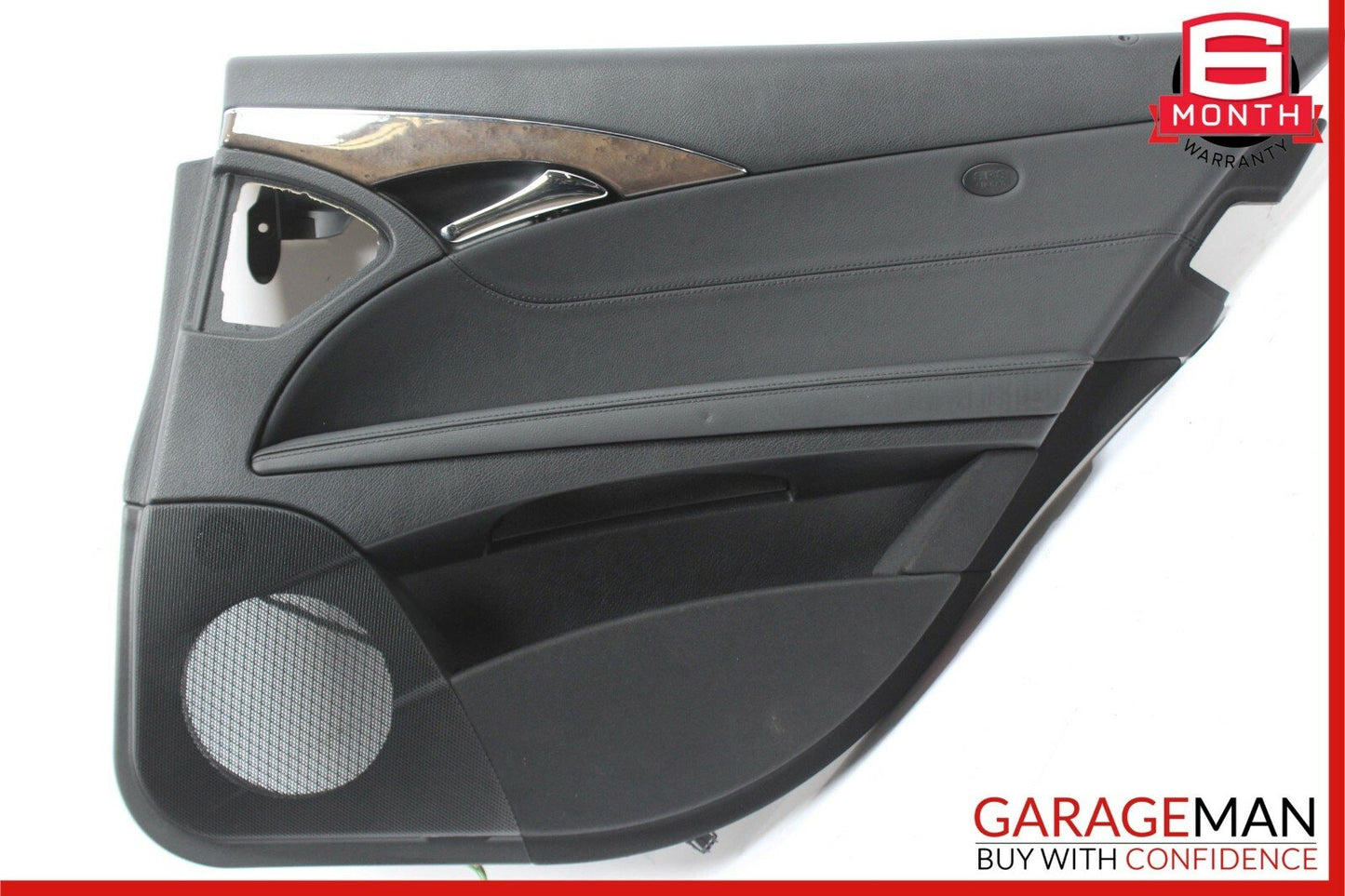 07-09 Mercedes W211 E350 Rear Right Side Interior Door Panel Black OEM