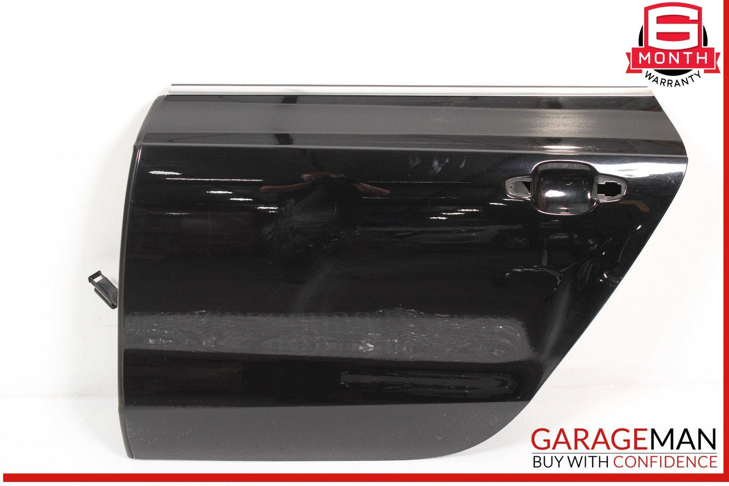 12-18 Audi A7 RS7 S7 Rear Left Driver Side Door Shell Panel Black OEM