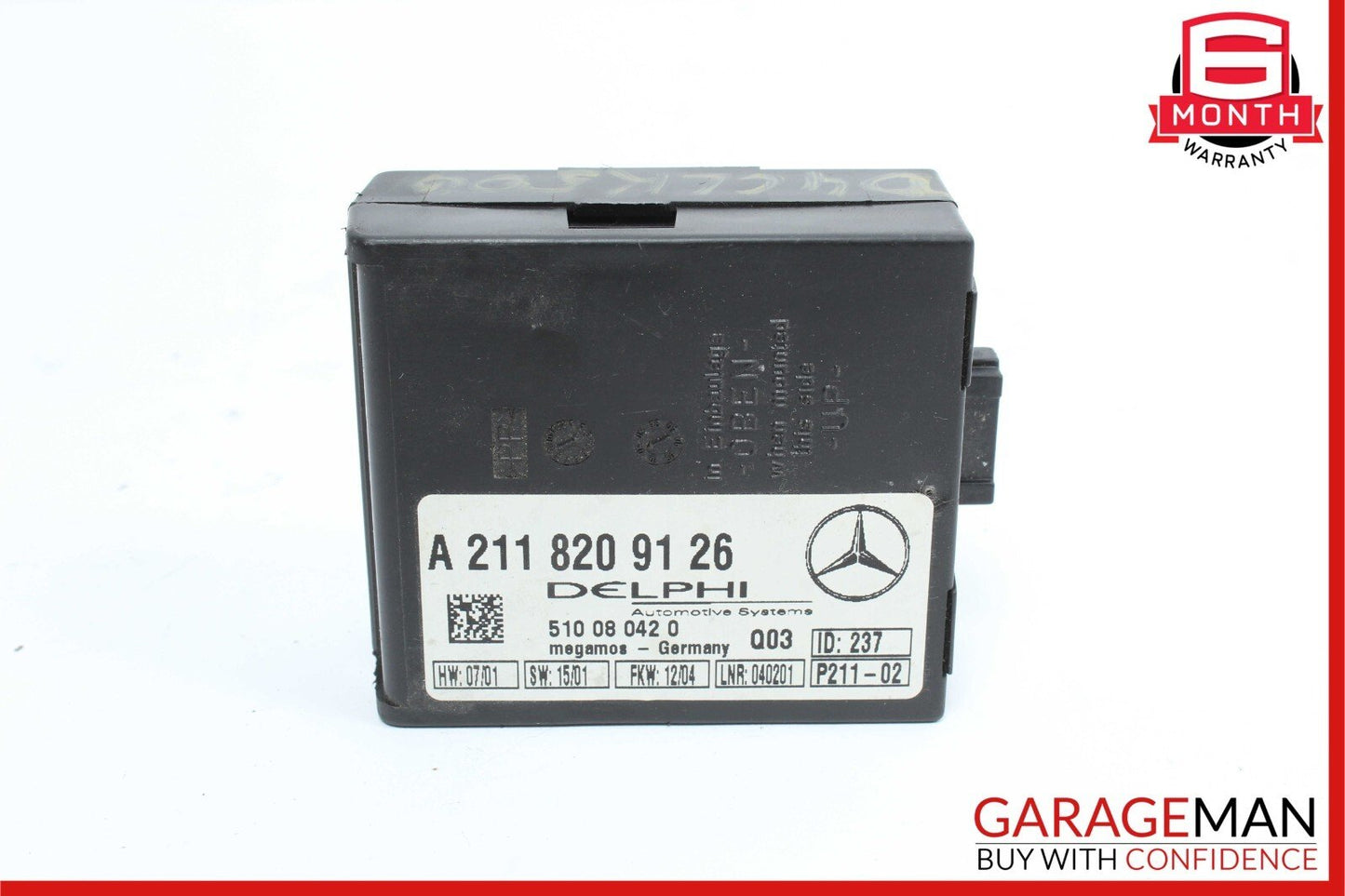 Mercedes CL55 AMG SLK280 S430 E320 CLK500 Anti Theft Alarm Module 2118209126
