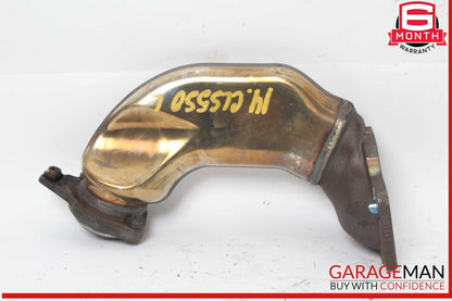 12-18 Mercedes W218 CLS550 4.6L Left Exhaust Pipe Adapter 2781400908 OEM