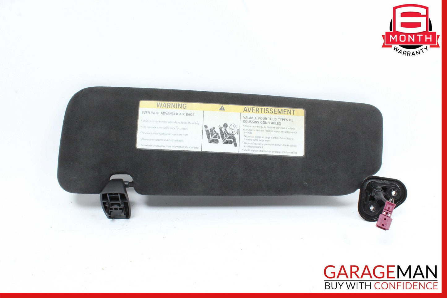 13-19 BMW 650i F06 Front Right Sunvisor Sun Visor OEM