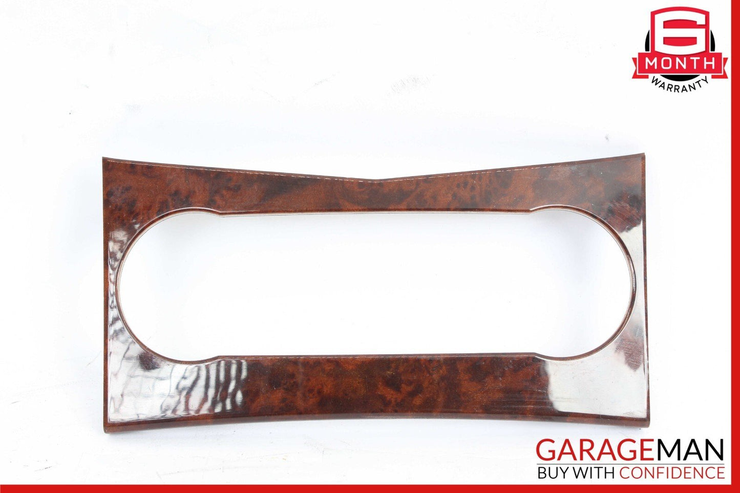08-14 Mercedes W204 C300 A/C Climate Control Switch Trim Bezel Cover Wood OEM