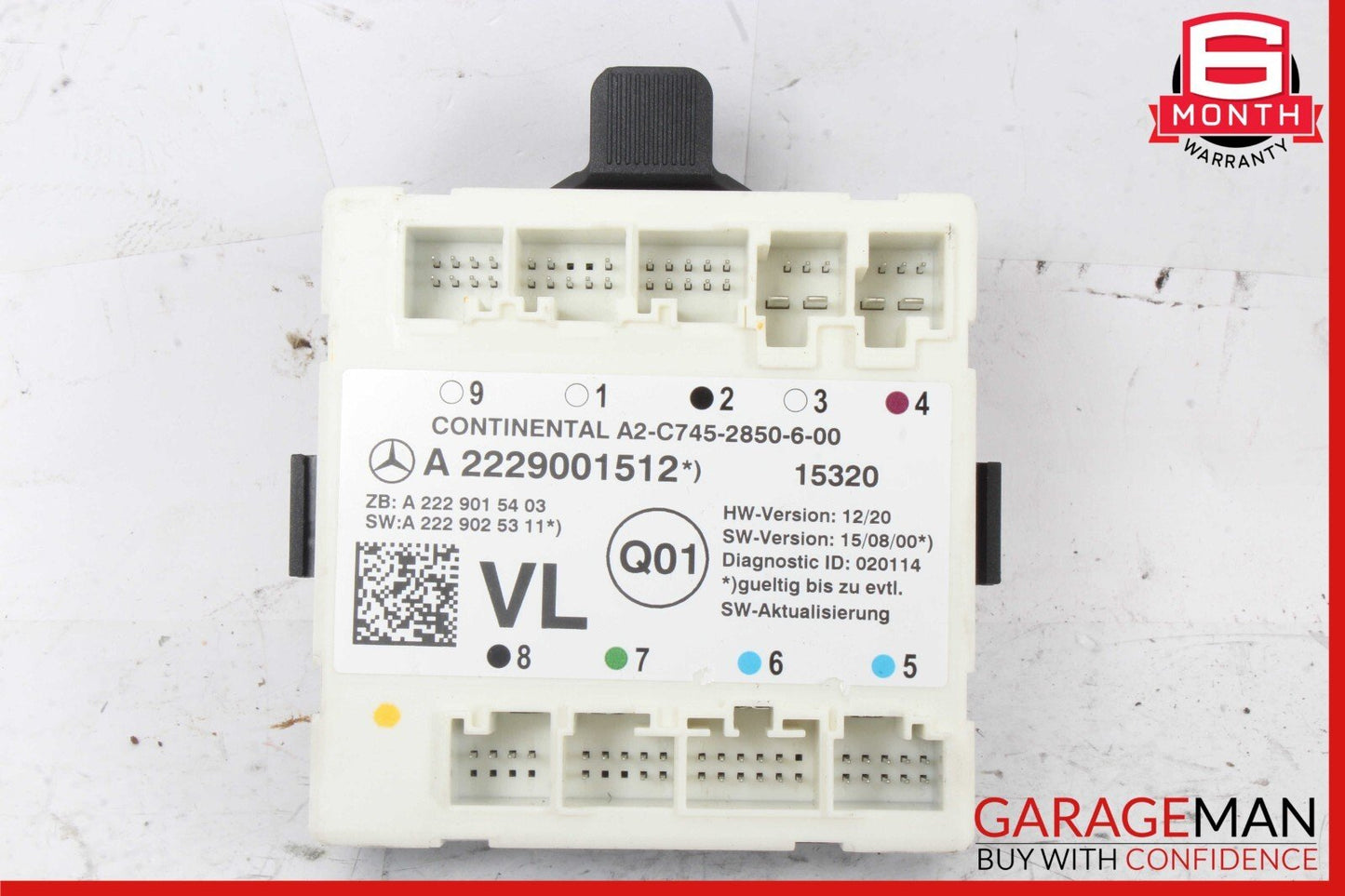 14-17 Mercedes W222 S550 S600 Sedan Front Left Side Door Control Module OEM