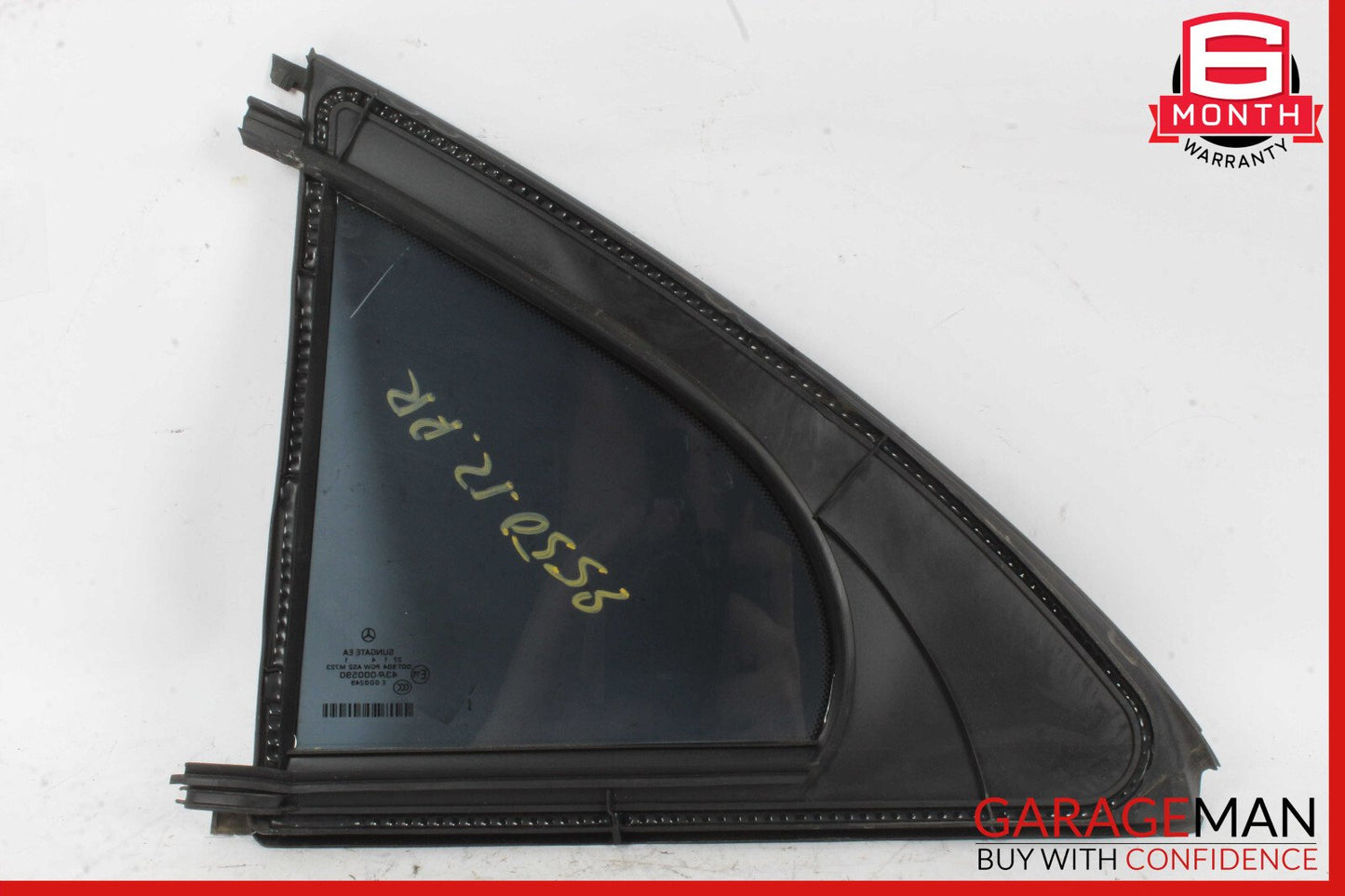 07-13 Mercedes W221 S550 Rear Right Passenger Side Quarter Door Window Glass OEM