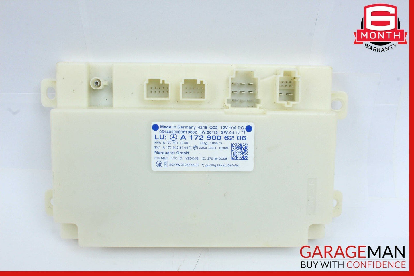 10-15 Mercedes SLK350 C250 C300 Keyless Go Entry Control Module 1729006206 OEM