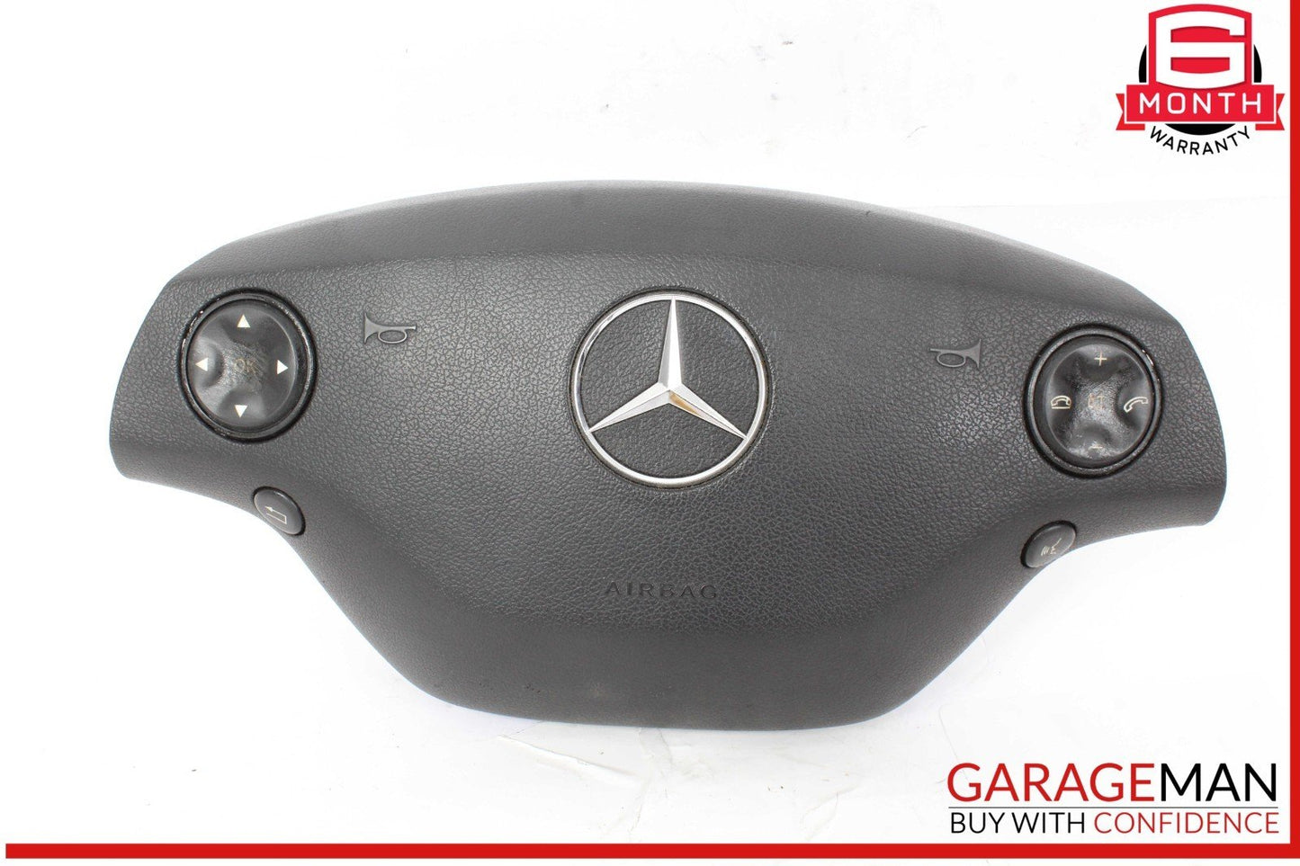 07-10 Mercedes W221 S550 S450 CL500 CL550 Steering Wheel Airbag Air Bag Black