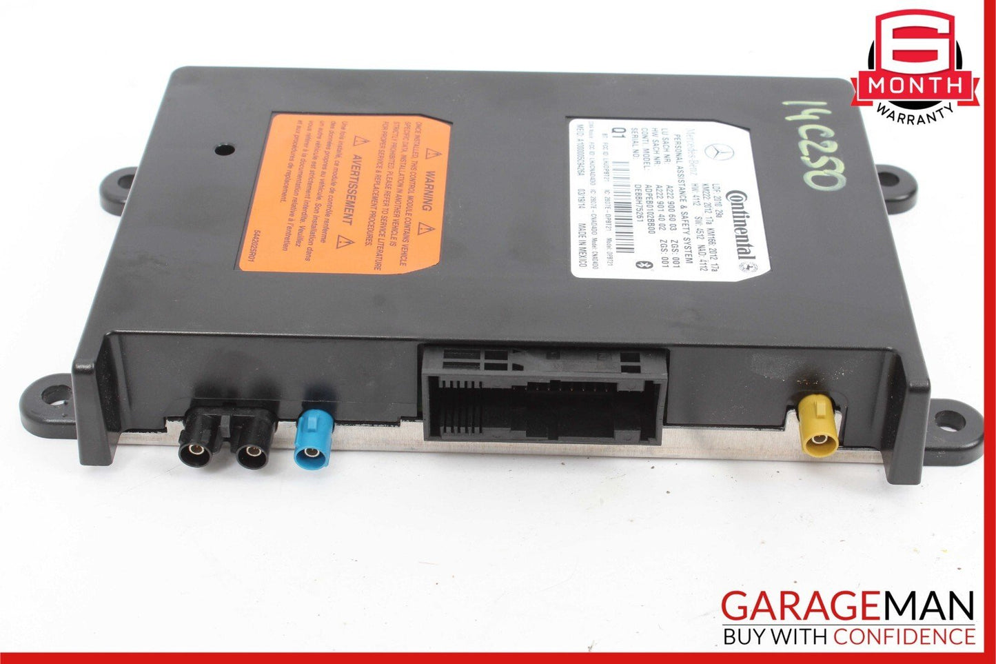 12-20 Mercedes W204 C250 E550 SL400 Communication Control Module Unit Q1 OEM