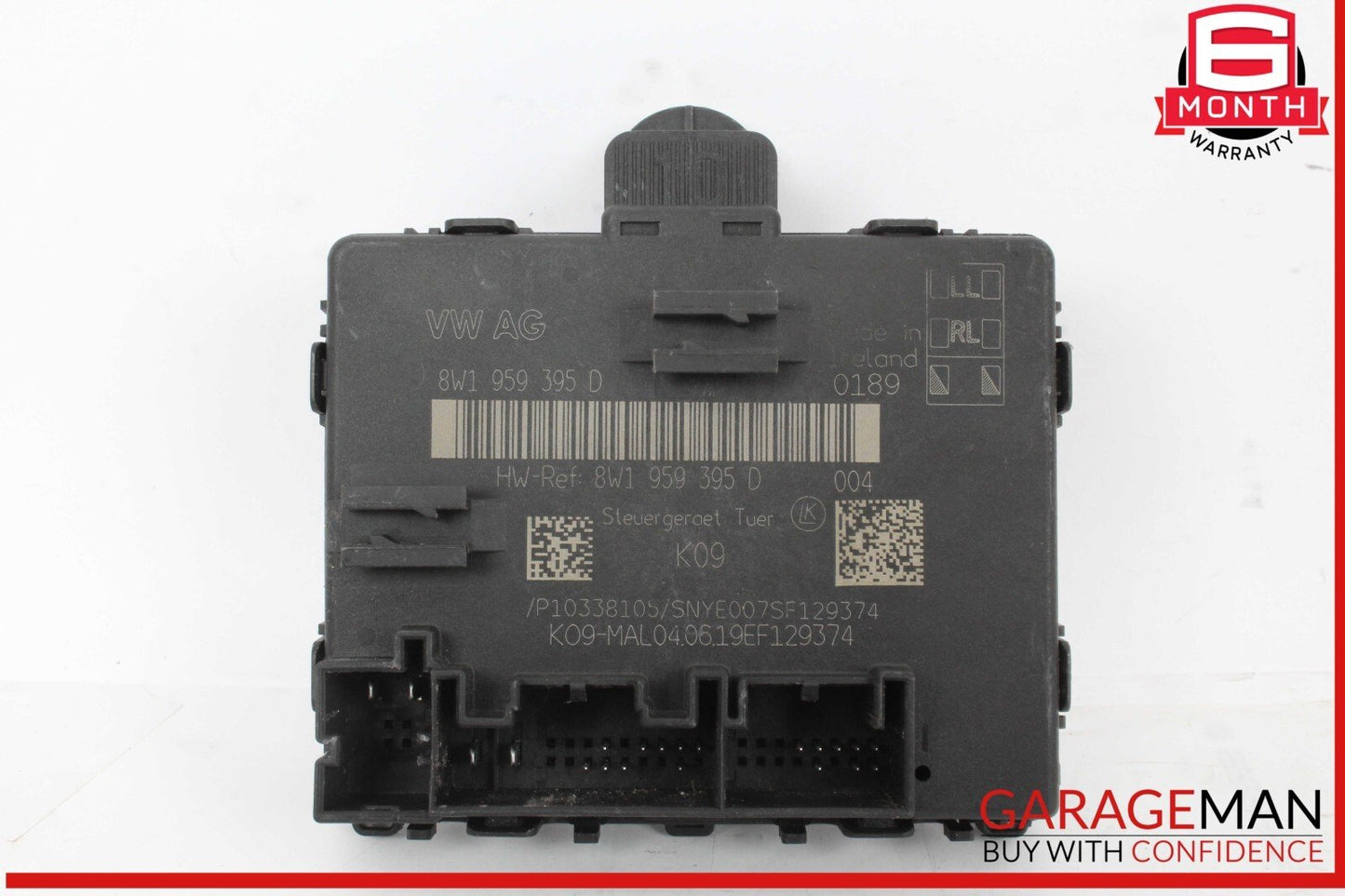 17-20 Audi S3 A3 Rear Left / Right Side Door Control Module Unit 8W1959395D OEM