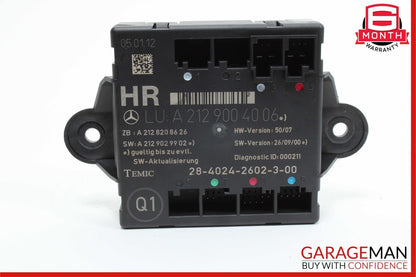08-18 Mercedes C250 C350 GLK350 E350 Rear Right Side Door Control Module Unit