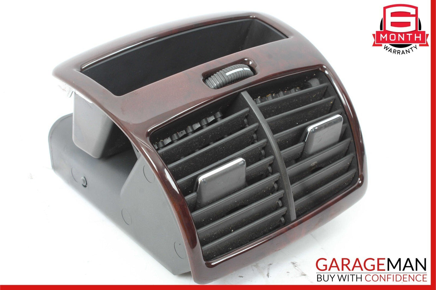 00-06 Mercedes W220 S500 CL600 Center Console Rear Air Vent 2208300654 Wood OEM