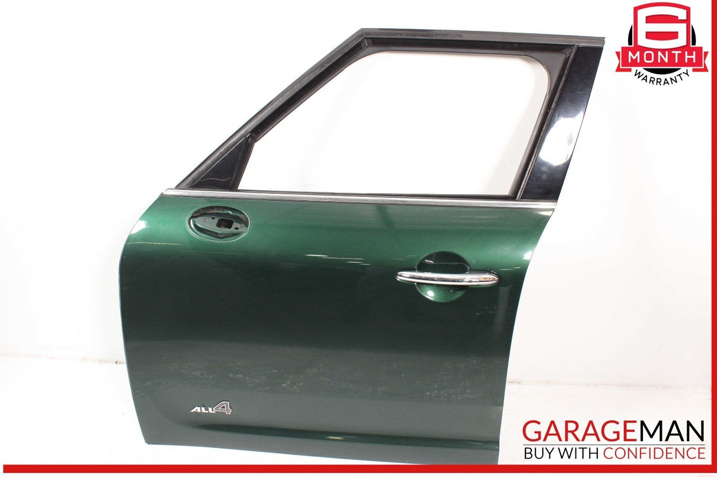 17-24 Mini Cooper Countryman Front Left Driver Side Door Shell Panel Green OEM