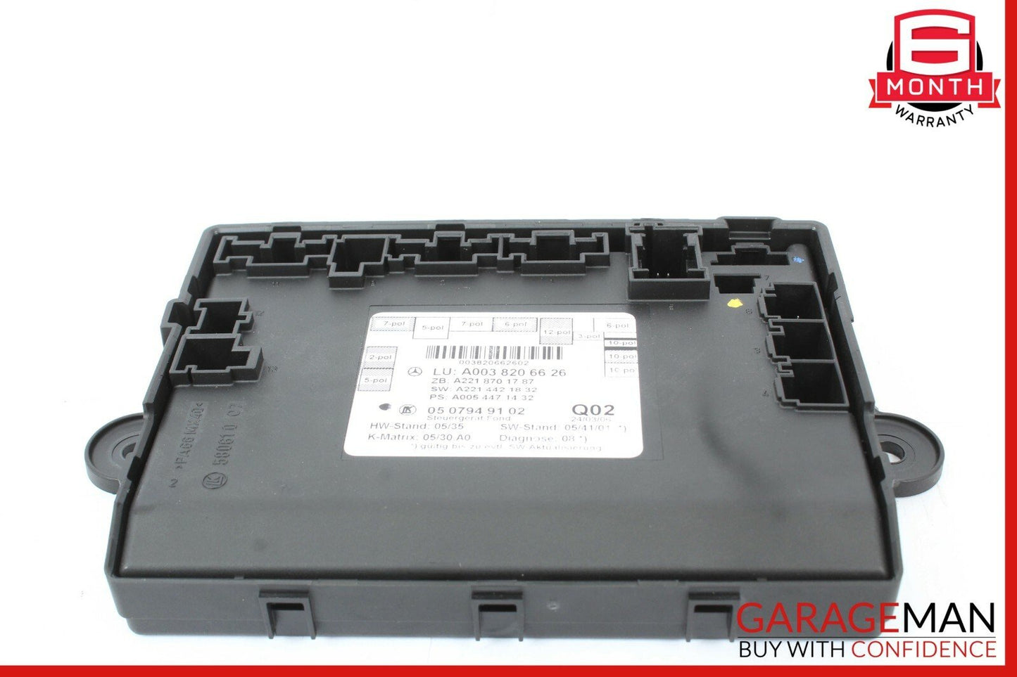 07-09 Mercedes W221 S550 S65 AMG Rear Left / Right Side Door Controller Module