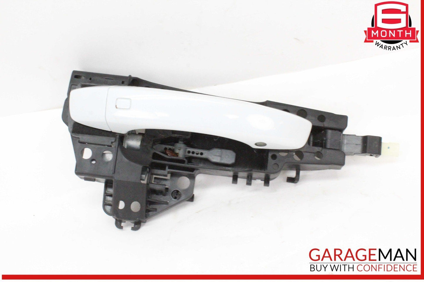 17-24 Audi Q7 Right Passenger Side Exterior Door Handle White 4M0837886A OEM