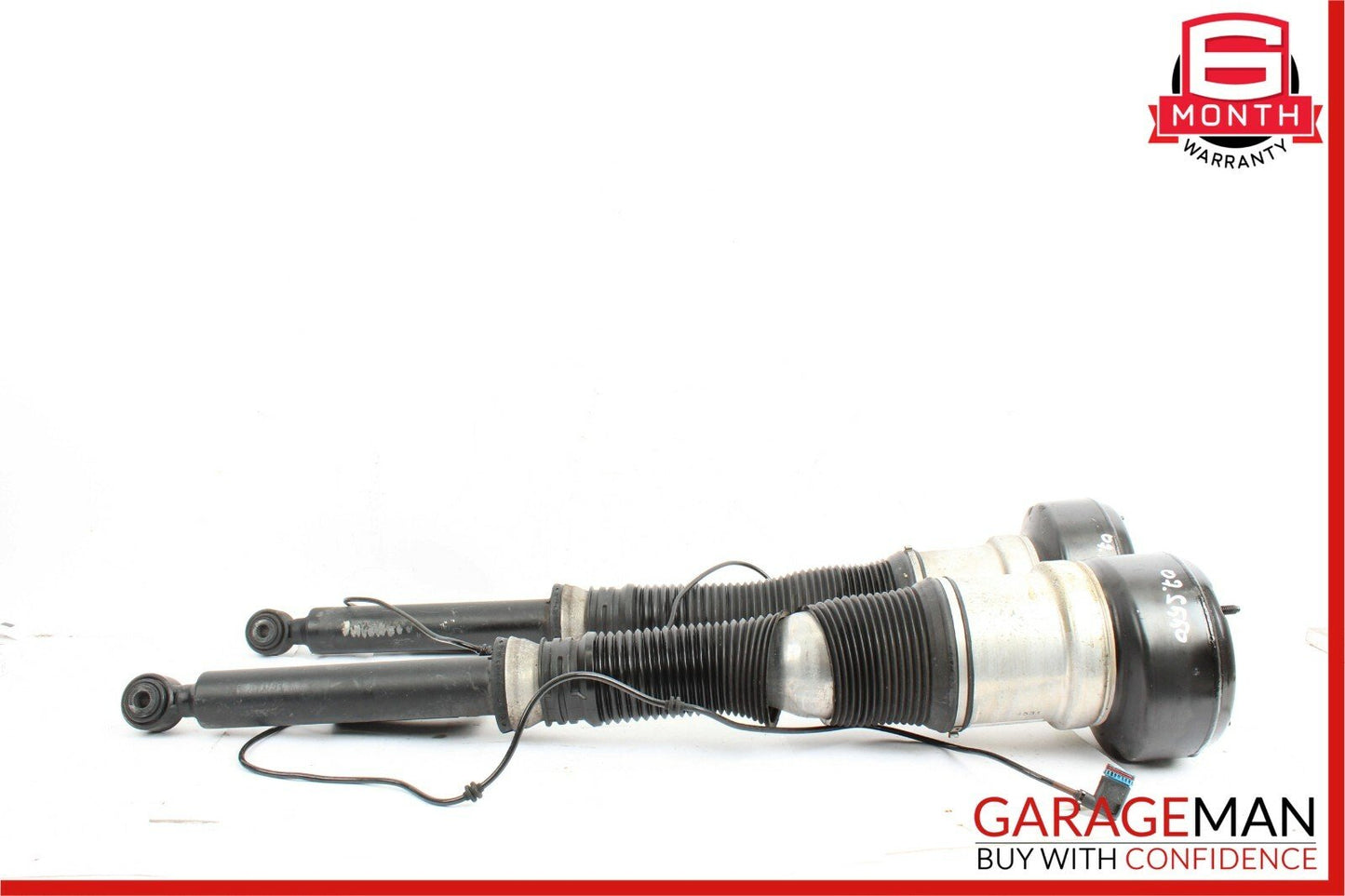 07-13 Mercedes W221 S400 S550 Rear Left & Right Air Shock Absorber Strut Set OEM