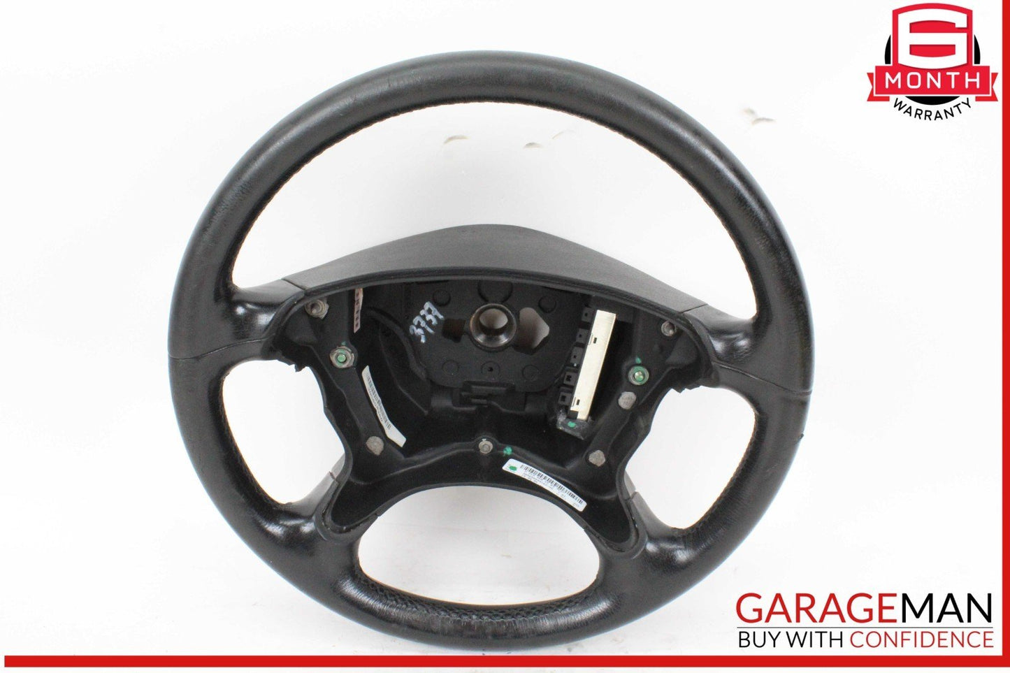 06-09 Mercedes W211 E550 CLS550 Front Left Side 4 Spoke Steering Wheel Black OEM